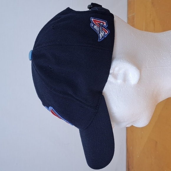 Y2k Anaheim Angeles embroidered  logo blue pull tab casual MLB baseball hat cap - Picture 2 of 5